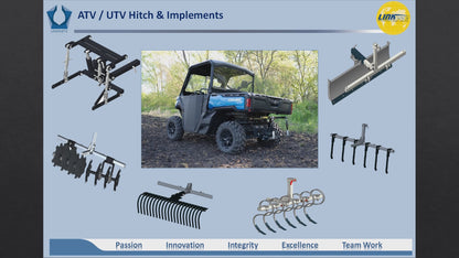 LinkEZE ATV/UTV Landscape Rake (60")